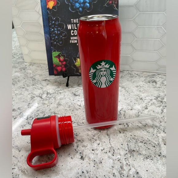 Starbucks Red 2024 Holiday Red Logo Twist to Sip SS Bottle Tumbler. NWT! - Picture 9 of 10